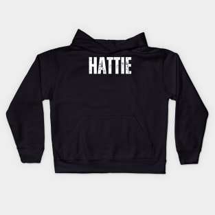 Hattie Name Gift Birthday Holiday Anniversary Kids Hoodie